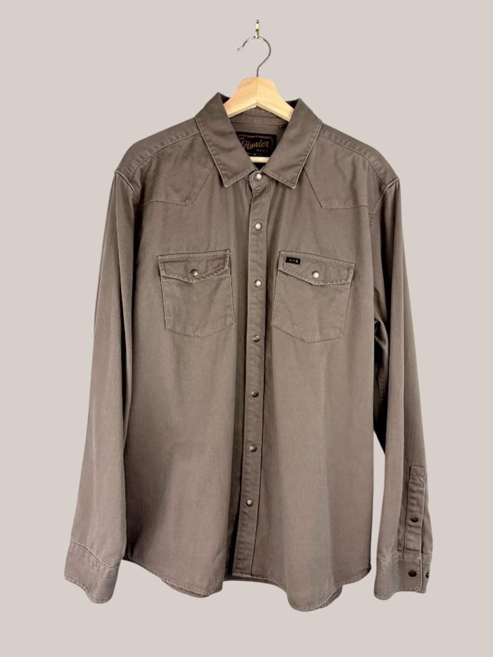 Howler Brothers Sawhorse Workshirt – Taupe – Men’s Large – Gently Used - Picture 3 of 7